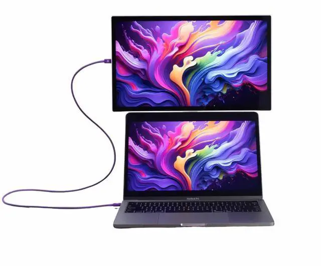 Main image of Espresso Lite 15 Portable Monitor (Black) 15.6 Full HD USB-C Display, Single-Cable Power, Ultra-Light Travel Monitor for Laptop, iPad & USB-C Devices