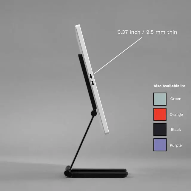 Alt view image 4 of 4 - Espresso Lite 15 Portable Monitor (Black) 15.6 Full HD USB-C Display, Single-Cable Power, Ultra-Light Travel Monitor for Laptop, iPad & USB-C Devices