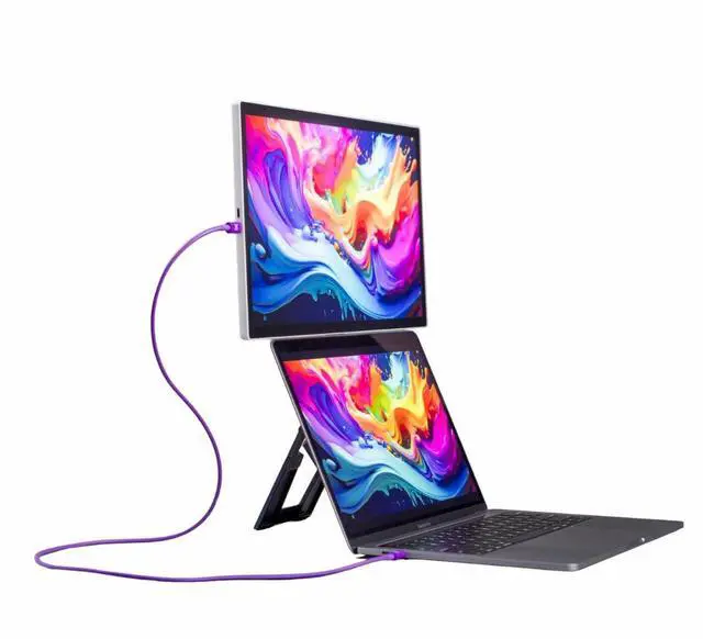 Main image of Espresso Lite 15 Portable Monitor (White) 15.6 Full HD USB-C Display, Single-Cable Power, Ultra-Light Travel Monitor for Laptop, iPad & USB-C Devices