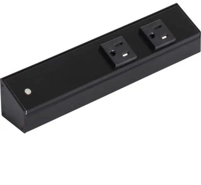 Alt view image 3 of 4 - Task Lighting APT Angled Power Strip 30 inch, 4 Receptacles, Black