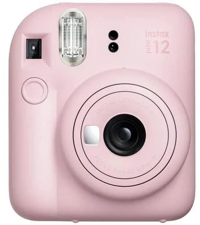 Alt view image 2 of 4 - Instax Mini 12 Instant Camera Blossom Pink with Sandisk 32 GB USB Flash Drive + 40 Sheets Instax Mini Film Bundle, Sunshine Photo Microfiber Cleaning Cloth Included