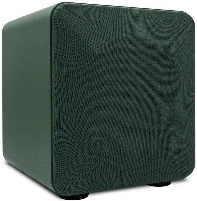 Main image of S6 Powered Subwoofer Compact 6 Inch Subwoofer for Desktop Speakers, Gaming, Music, Movies and Home Audio - Green