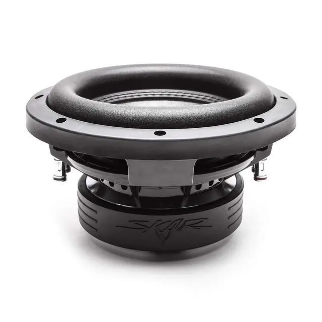 Alt view image 3 of 4 - VD-8 D4 8" 600W Max Power Dual 4 Ohm Shallow Mount Car Subwoofer