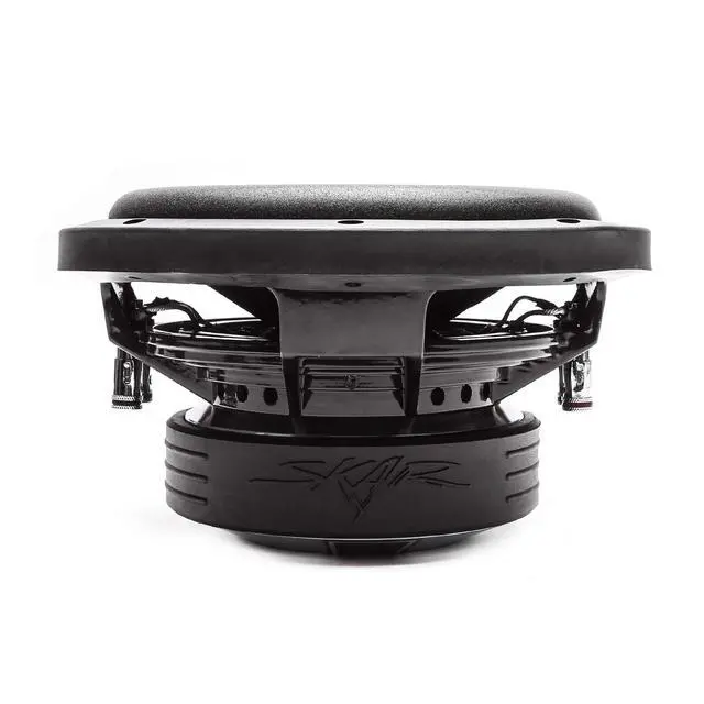 Alt view image 4 of 4 - VD-8 D4 8" 600W Max Power Dual 4 Ohm Shallow Mount Car Subwoofer