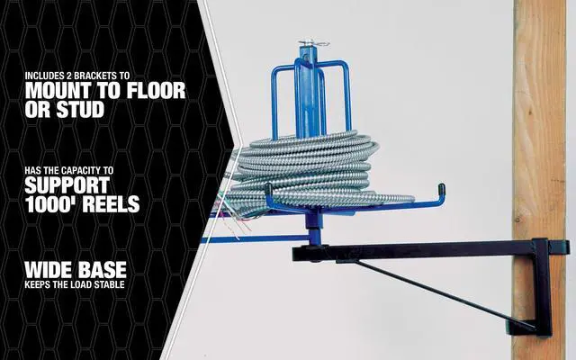 Alt view image 3 of 4 - MH8110 Wire Smart Cable Dispenser, Floor or Stud Mounted