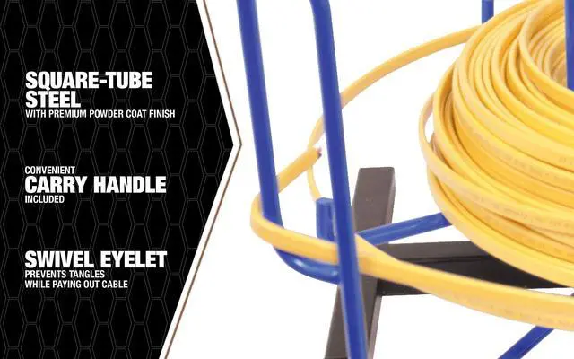 Alt view image 4 of 4 - MH8110 Wire Smart Cable Dispenser, Floor or Stud Mounted