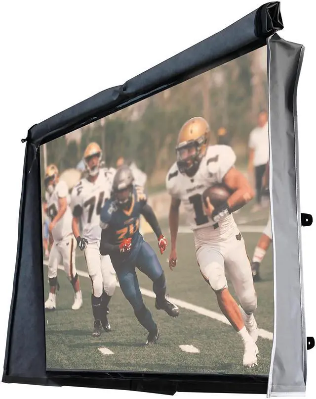 Alt view image 2 of 3 - Outdoor 80-85TV Set Cover,Scratch Resistant Liner Protect LED Screen Best-Compatible with Standard Mounts and Stands (Light Gray)