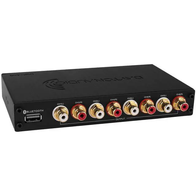 Alt view image 2 of 4 - DSP-408 4 Input 8 Output DSP Digital Signal Processor with Built in EQ Crossovers, Time Alignment, and in-Put/Output Mixing for Home and car Audio