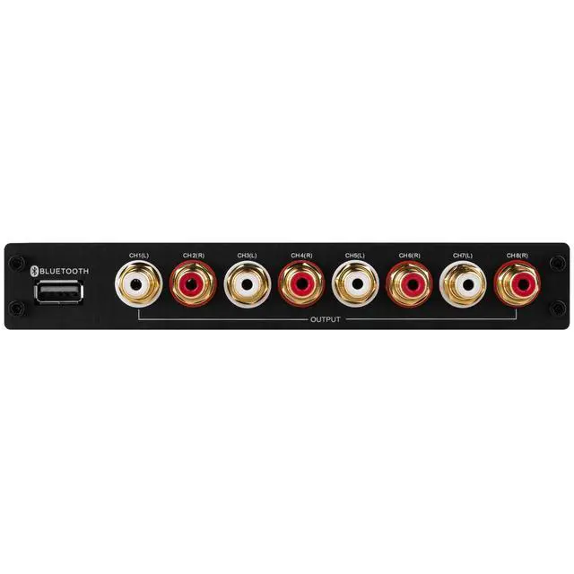 Alt view image 3 of 4 - DSP-408 4 Input 8 Output DSP Digital Signal Processor with Built in EQ Crossovers, Time Alignment, and in-Put/Output Mixing for Home and car Audio