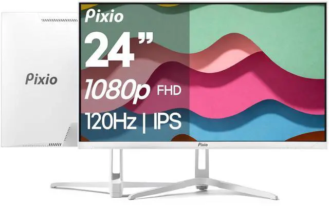 Main image of PX246 Wave White 24 inch 120Hz Refresh Rate FHD 1080p Resolution IPS Panel 4ms GTG Response Time Gaming Monitor with Adaptive Sync