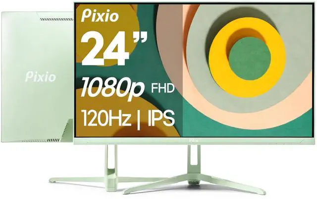 Main image of PX246 Wave Mint Green 24 inch 120Hz Refresh Rate FHD 1080p Resolution IPS Panel 4ms GTG Response Time Gaming Monitor with Adaptive Sync