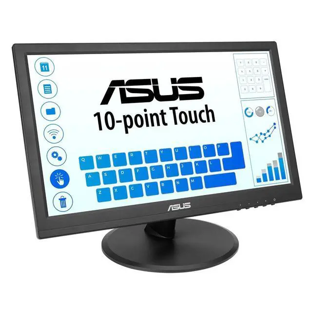 Alt view image 2 of 6 - VT168HR 15.6" Full HD 1366X768 HDMI Back-lit LED Monitor, Black