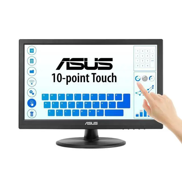 Alt view image 5 of 6 - VT168HR 15.6" Full HD 1366X768 HDMI Back-lit LED Monitor, Black