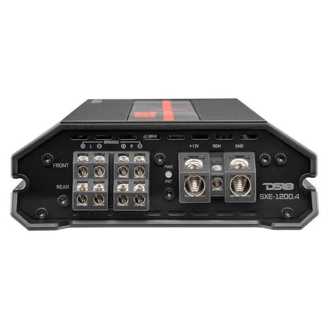 Alt view image 5 of 6 - SXE-1200.4/BK Car Amplifier Stereo Full-Range Class A/B 4-Channel 60x4 RMS @4 OHM 1200 Watts - Powerful and Compact Amp for Speakers in Car Audio System