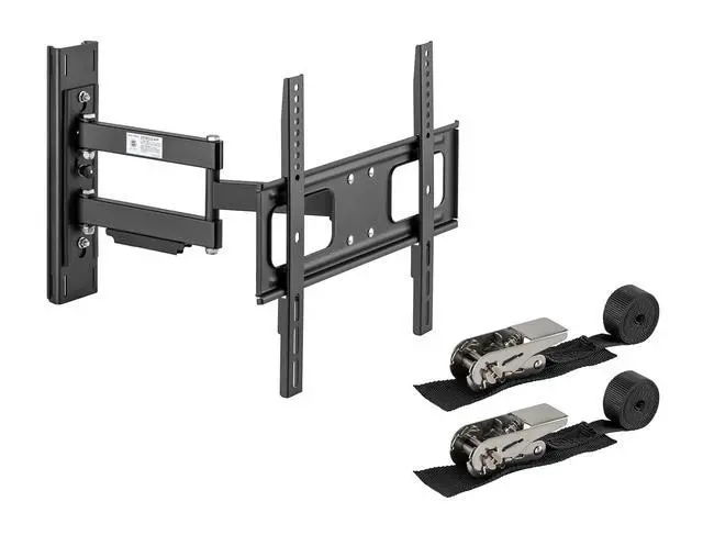 Alt view image 3 of 6 - ZeboZap 32"70" TVs | Outdoor Full Motion TV Mount Fits Pillars & Poles, No Drill Gazebo & Pergola TV Mount, VESA 400x400, Holds 80 lbs