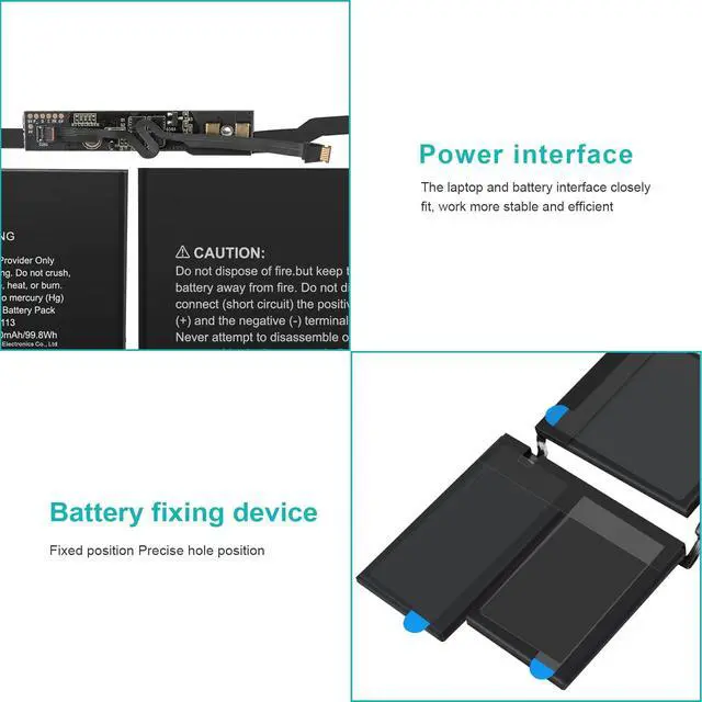 Alt view image 4 of 6 - A2113 A2141 Laptop Battery Compatible with MacBook Pro 16-inch A2141(2019 Version) EMC 3347,fits MVVJ2xx/A MVVK2xx/A MVVL2xx/A MVVM2xx/A