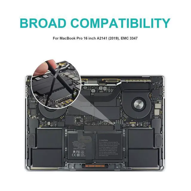 Alt view image 6 of 6 - A2113 A2141 Laptop Battery Compatible with MacBook Pro 16-inch A2141(2019 Version) EMC 3347,fits MVVJ2xx/A MVVK2xx/A MVVL2xx/A MVVM2xx/A