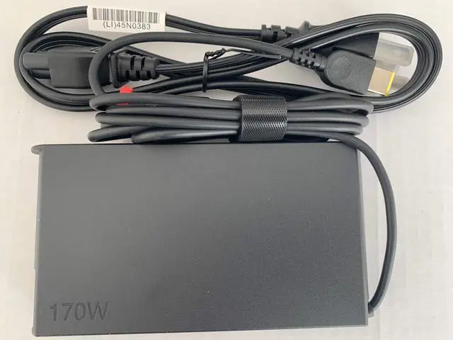 Alt view image 3 of 6 - Original Slim Version 170W AC Adapter for Thinkpad P53, P70, P71, P72, P73, Compatible with P/N: SA10R16886, ADL170SCC3A, 02DL140