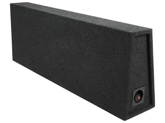 Alt view image 6 of 6 - Bbox Dual 10 Inch Sealed Subwoofer Enclosure - Car Subwoofer Boxes & Enclosures - Premium Subwoofer Box Improves Audio Quality, Sound & Bass - Red & Black Spring Terminals - Charcoal