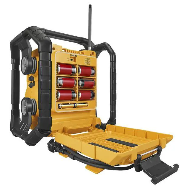 Alt view image 3 of 6 - U4 Weather Alert Radio with Bluetooth, AM/FM, Aux-in Ultra Rugged Rechargeable Digital Tuning Radio, Yellow