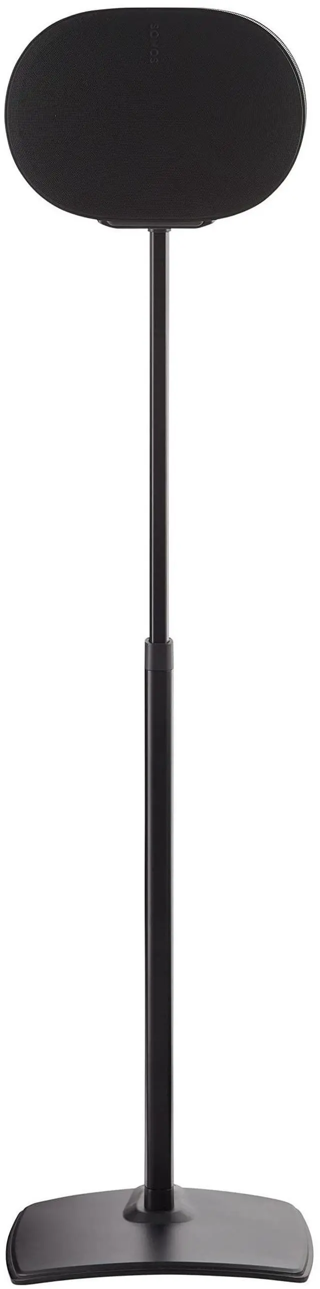 Main image of Height Adjustable Speaker Stand for Sonos Era 300 - 17" Height Adjustment Sonos Stand Includes Carpet Spikes & Rubber Pads - Easy DIY Install Comes w/All Hardware - Black Single