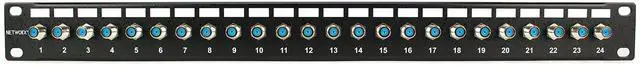 Main image of Networx Coaxial Patch Panels (24 Port, F-Connector 3ghz)
