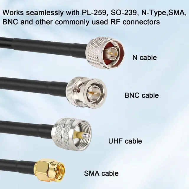 Alt view image 3 of 5 - RG58 Coaxial Cable - 50 Ohm Shielded Cable for RF Communication, Ham Radio, and Antenna Applications 200FT