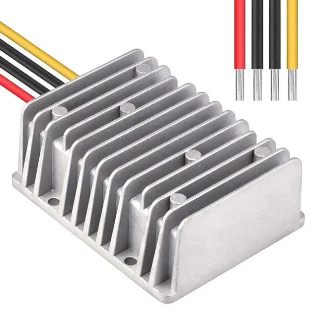 Alt view image 3 of 6 - DC 8V-40V to 13.8V 20A Automatic Buck Boost Converter Step Down/Up Regulator Voltage Reducer Converter Waterproof Regulated DC Power Supply for Golf Cart Club Car LED Light