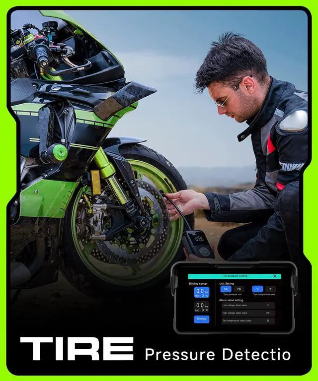 Alt view image 6 of 6 - Motorcycle CarPlay Screen 5 Inch Wireless & Android Auto, Safety-Focused with IP68 Waterproof Touchscreen, 3s Quick Release Bracket, Voice Control, GPS, Bluetooth Helmet/TPMS Support