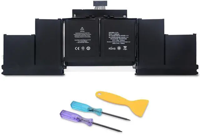Main image of A1618 Laptop Battery Replacement for Mac Book Pro Retina 15 inch A1398 (Late 2013, Mid 2014, Early 2015)