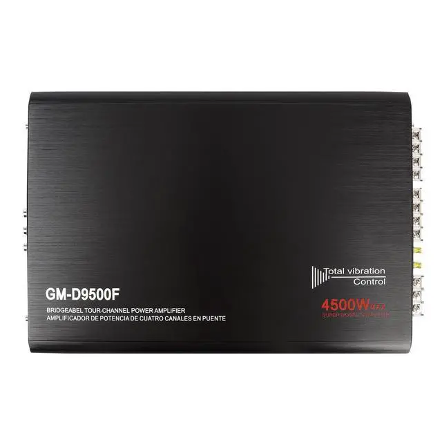 Alt view image 2 of 6 - Car Power Amplifier 4-Channel Amplifier Stereo Audio Amp 12V Class A/B (4 Channel - 13.78 inch)