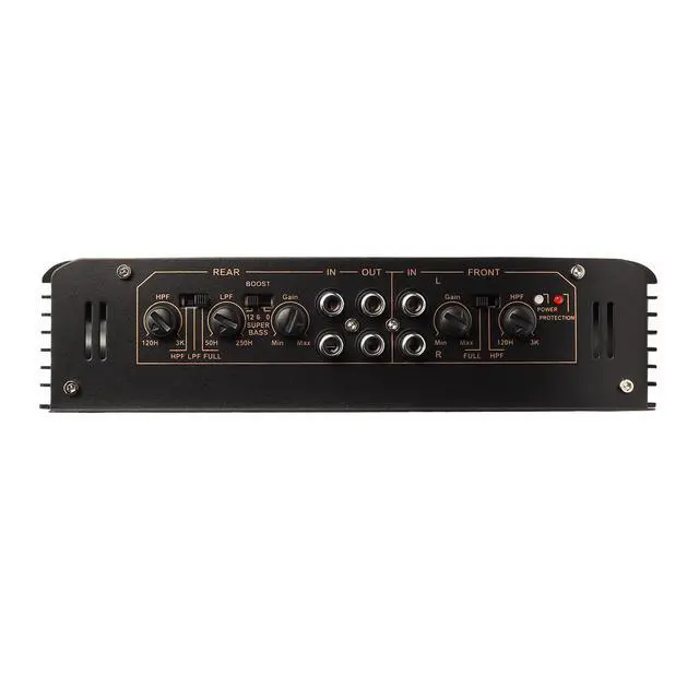 Alt view image 5 of 6 - Car Power Amplifier 4-Channel Amplifier Stereo Audio Amp 12V Class A/B (4 Channel - 13.78 inch)