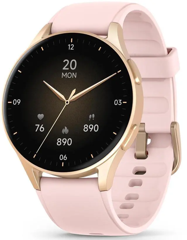 Main image of Smart Watch for Women, Built-in Alexa, GPS, HRV, VO2 Max, Blood Oxygen, Sleep & Stress Monitor, Compass, Altimeter, 1.32" AMOLED, Fitness & Womens Health, Waterproof, iPhone Compatible, Notification