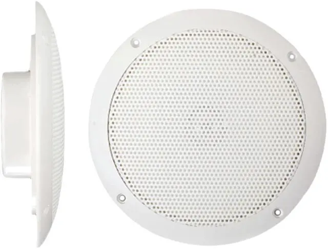 Main image of ECO50-4W Waterproof Marine Speakers - RV, Camper, Boat, Wall and Floor Outdoor Speakers