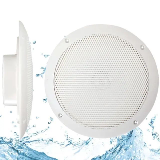 Alt view image 3 of 6 - ECO50-4W Waterproof Marine Speakers - RV, Camper, Boat, Wall and Floor Outdoor Speakers