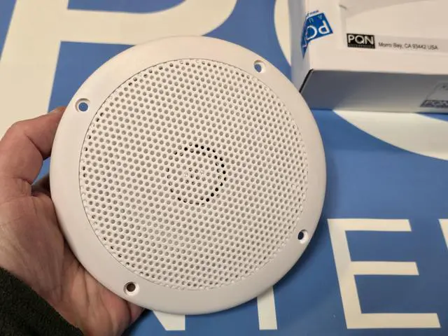 Alt view image 6 of 6 - ECO50-4W Waterproof Marine Speakers - RV, Camper, Boat, Wall and Floor Outdoor Speakers
