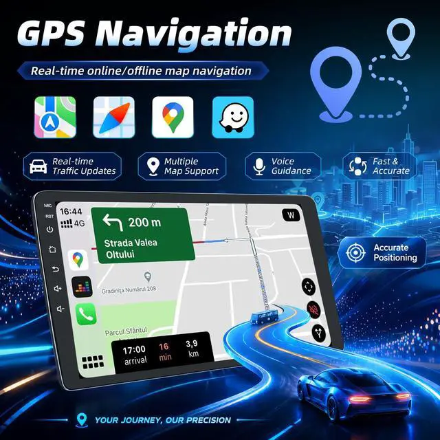 Alt view image 2 of 6 - 4 Core Car Radio for Subaru Forester WRX Impreza 2014-2015: 9 inch 1280x800 IPS Touchscreen Stereo, Upgrade Head Unit with Wireless Carplay/Android Auto, 5GWiFi BT GPS SWC FM RDS Backup Camera