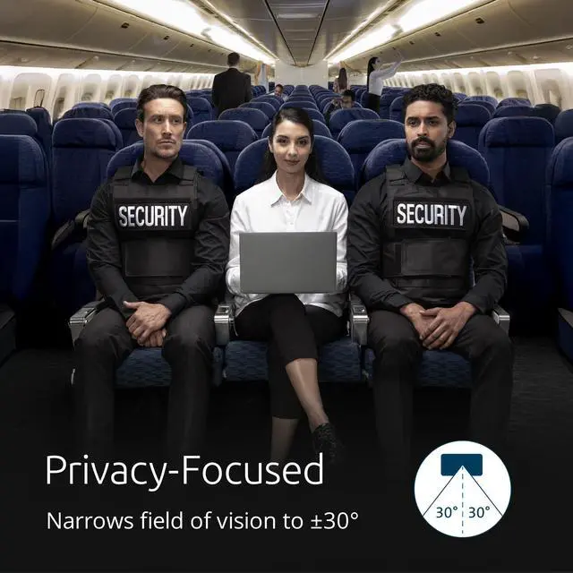 Alt view image 4 of 6 - High Clarity Privacy Screens Filter for 16 inch 16:10 Laptops, Easy Installation Privacy Filter, Anti-Glare, 2H hardness Protection, Compatible with HP Lenovo Samsung Asus HC160A1610A