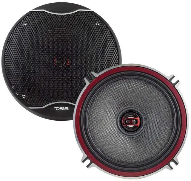 Main image of EXL-SQ5.25-5.25-Inch 3-OHMS High Sound Quality Speaker - Sleek Compact Design with A Chrome Finish - Superior Bass Response - 800 WATTS Max - Set of 2