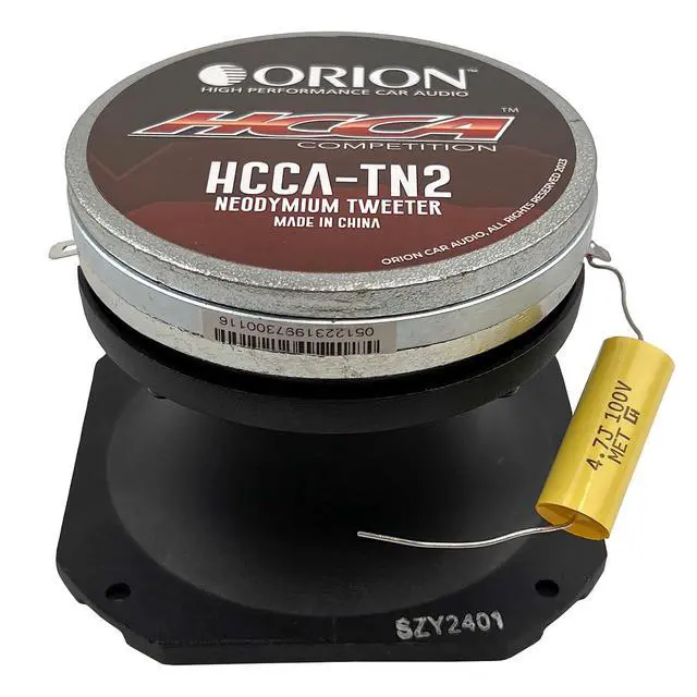 Alt view image 4 of 5 - HCCA Series TN2 4.5 Super Neodymium Bullet Tweeter | Aluminum Diaphragm W/Flex Ring, 1.5 Voice Coil, 200W RMS, 800W Max, Built-in Crossover - High Performance Pro Car Audio Tweeter (Single)