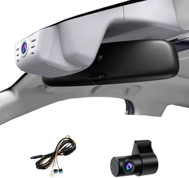 Main image of Front 4K +Rear 1080P Dash Cam for Honda CRV 2023 2024 2025 2026 Sport Touring EX EX-L Hybrid (Gen6), Dual Dashcam for CR-V, OEM Look, WiFi & APP, G-Sensor, Parking Monitor, 128GB Card-Grey