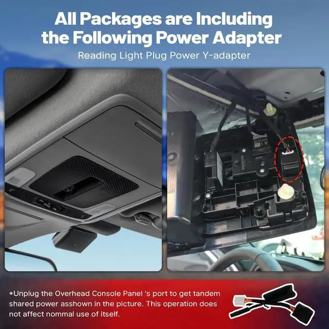Alt view image 3 of 6 - Front 4K +Rear 1080P Dash Cam for Honda CRV 2023 2024 2025 2026 Sport Touring EX EX-L Hybrid (Gen6), Dual Dashcam for CR-V, OEM Look, WiFi & APP, G-Sensor, Parking Monitor, 128GB Card-Grey