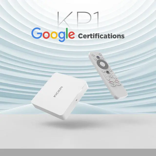 Alt view image 3 of 6 - Android 11.0 TV Box, KP1 Google Certified TV Box(4K) 2GB RAM 32GB ROM with Voice Search- Support Chromecast and Dolby Audio, Bluetooth5.0 Smart Box 2024(White)