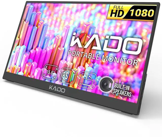 Main image of 15.6" FHD Portable Monitor for Laptop 1080p Second Display IPS | 45W Reverse Charging HDMI USB-C, 1920x1080 Laptop Screen Extender, Kickstand for PC, Mac, Dex, Tablet, Xbox, PS4/PS5, Switch