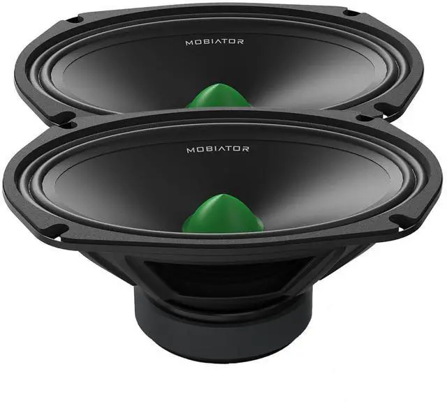 Main image of Audio Midrange Loudspeakers MB-M694 6×9 1000W Max, 4 Ohms High Efficiency Car Audio Door Speakers for Car or Truck Stereo Sound System-Black (2 Speakers) (MB-M694)