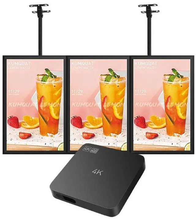 Main image of HDMI Advertising Media Player USB Video Player Non-Subscription CMS Digital menu Display 4K Multimedia Player Device