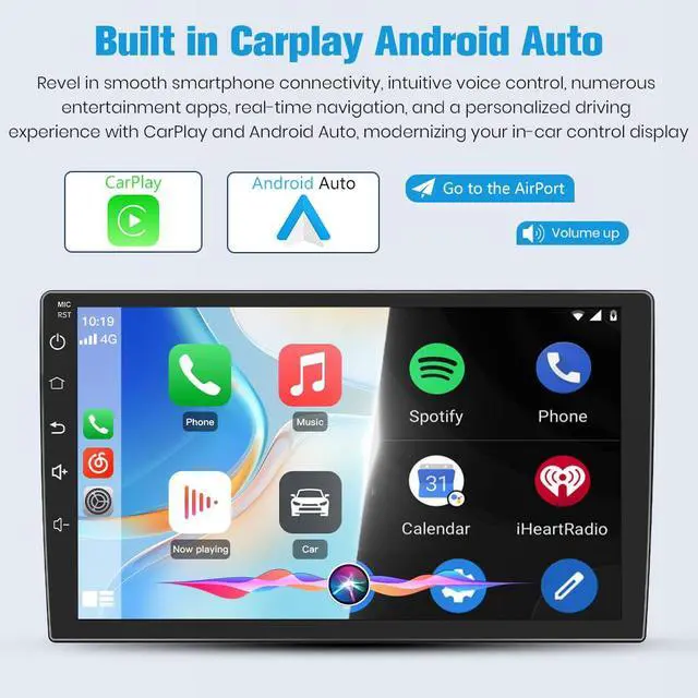 Alt view image 3 of 6 - 5G WiFi Car Radio Stereo for Ford F150 2009-2012,9" HD IPS Touch Display,Wireless CarPlay/Android Auto,GPS DSP RDS,Upgrade Bluetooth 5.0 AM/FM Stereo Low-end Car