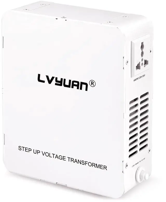 Main image of 1500W Step Up Transformer Voltage Converter 110/120V to 220/240V Converter with Circuit Breaker Protection for Euro China Korea Appliances()