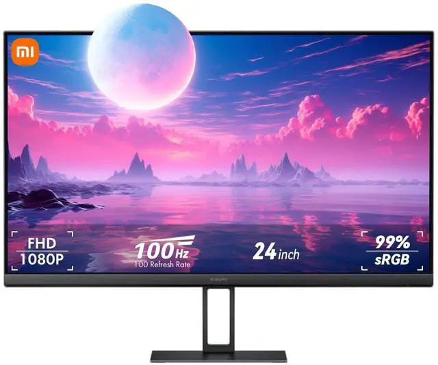 Main image of A24i 24 inch Monitor, 100Hz high Refresh Rate, IPS Hard Screen, 7.5mm Ultra-Slim Body, 1080p FHD Resolution, <2 Factory Color Calibration for Each Screen, DP 1.4 Supported and Easy mounting