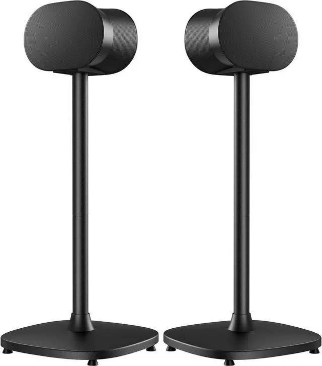 Main image of Speaker Stand Pair for Sonos Era 300 Speakers, All-Metal 32 Tall Floor Speaker Stand with Cable Management, Enlarged Base, Easy 3-Step Setup, 360° Surround Sound Speaker Stand